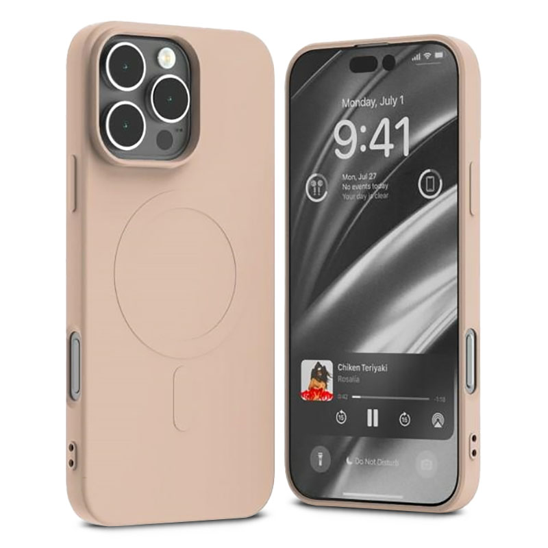 Coque MagSafe GOOSPERY Semi Silicone pour iPhone 16 Pro Max