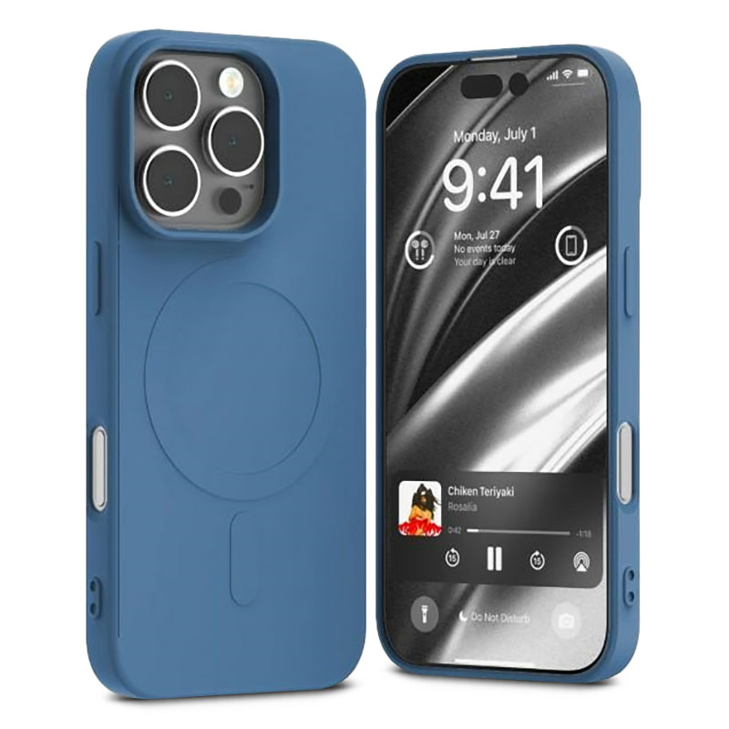 Coque MagSafe GOOSPERY Semi Silicone pour iPhone 16 Pro