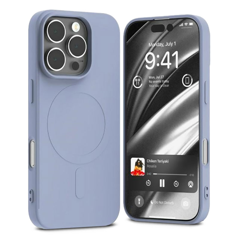 Coque MagSafe GOOSPERY Semi Silicone pour iPhone 16 Pro