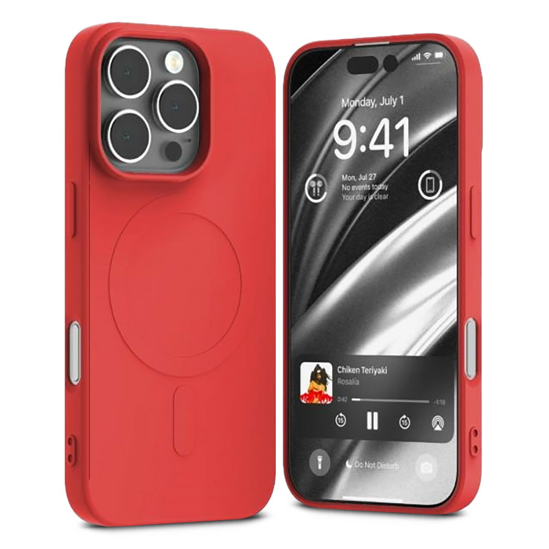 Coque MagSafe GOOSPERY Semi Silicone pour iPhone 16 Pro