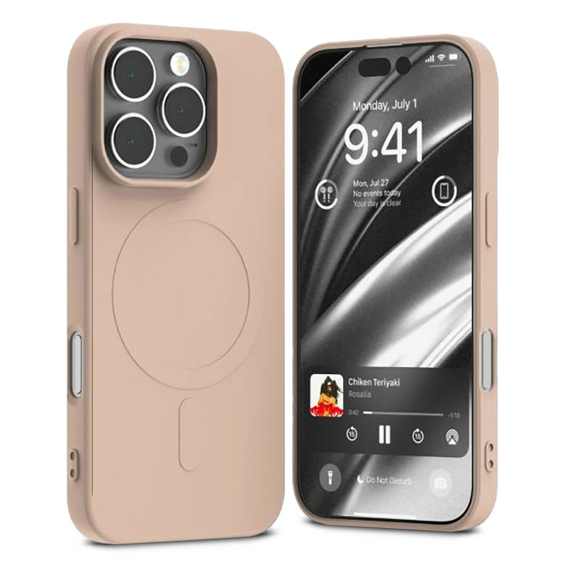 Coque MagSafe GOOSPERY Semi Silicone pour iPhone 16 Pro