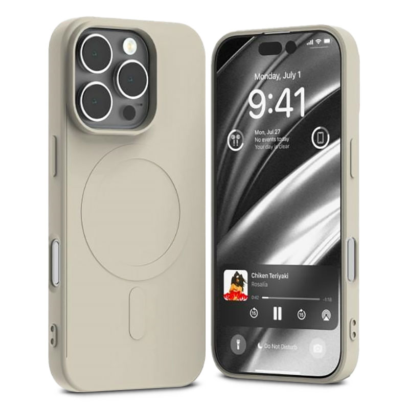 Coque MagSafe GOOSPERY Semi Silicone pour iPhone 16 Pro