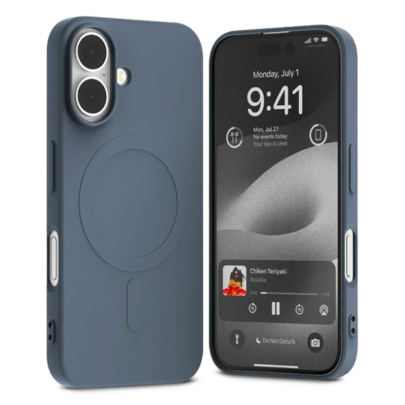 Coque MagSafe GOOSPERY Semi Silicone pour iPhone 16