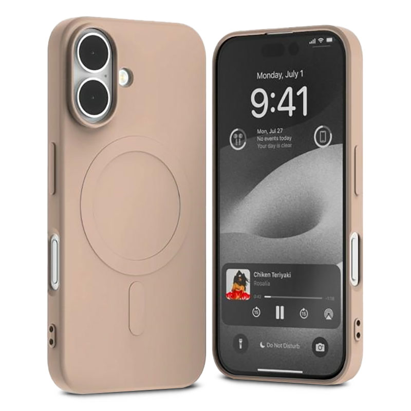 Coque MagSafe GOOSPERY Semi Silicone pour iPhone 16