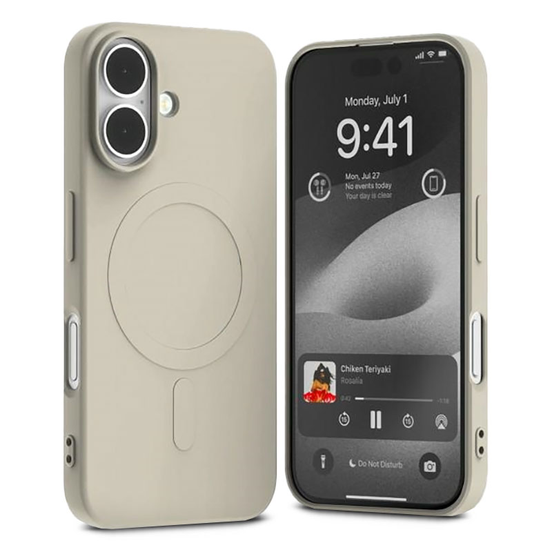 Coque MagSafe GOOSPERY Semi Silicone pour iPhone 16