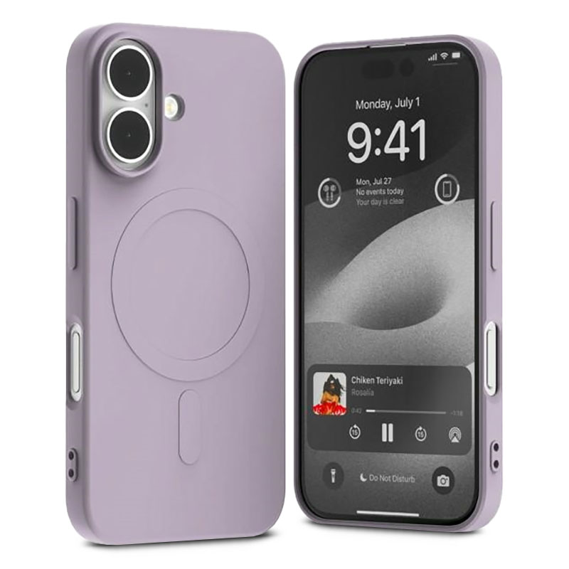 Coque MagSafe GOOSPERY Semi Silicone pour iPhone 16