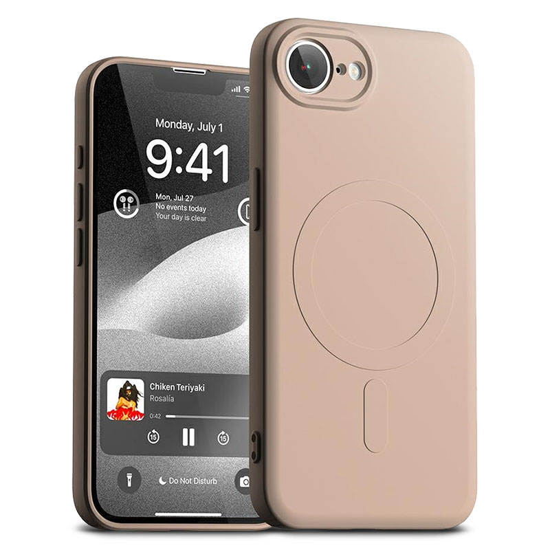 Coque MagSafe GOOSPERY Semi Silicone pour iPhone 16e