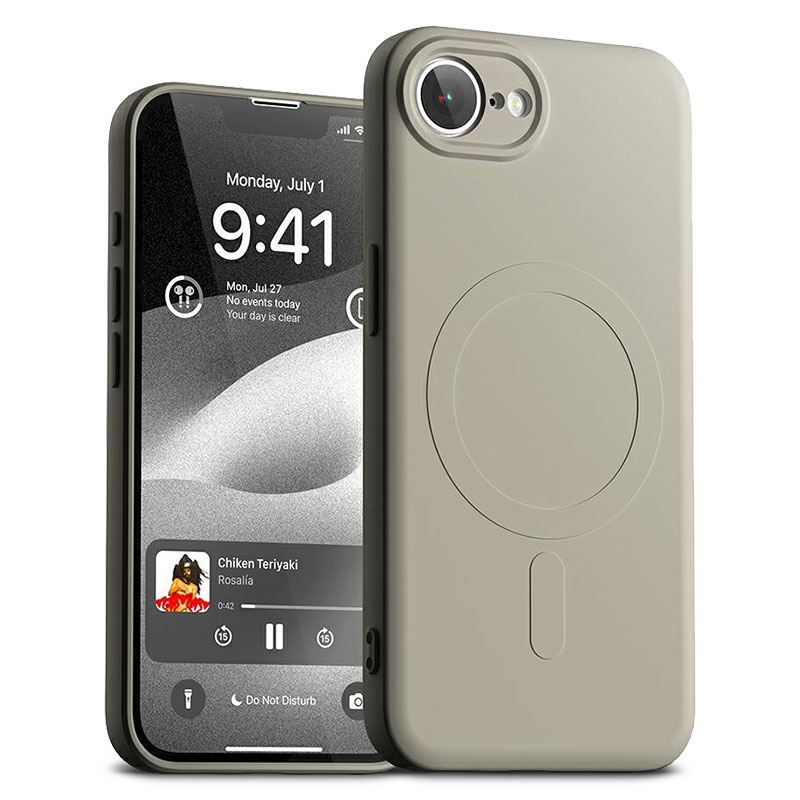 Coque MagSafe GOOSPERY Semi Silicone pour iPhone 16e