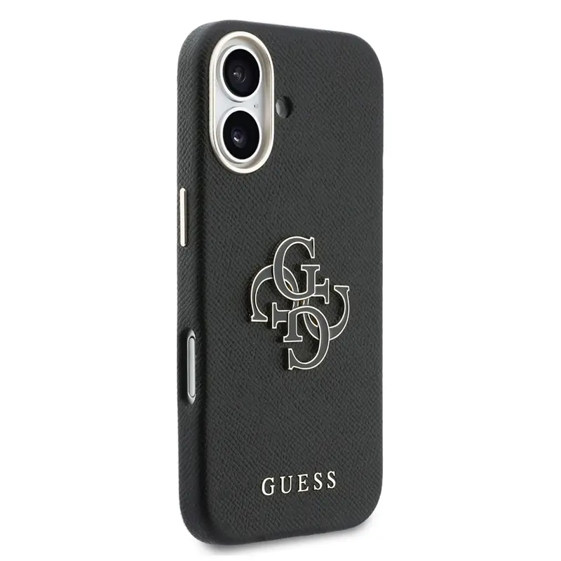 Coque GUESS FW avec Logo 4G en Résine pour iPhone 17