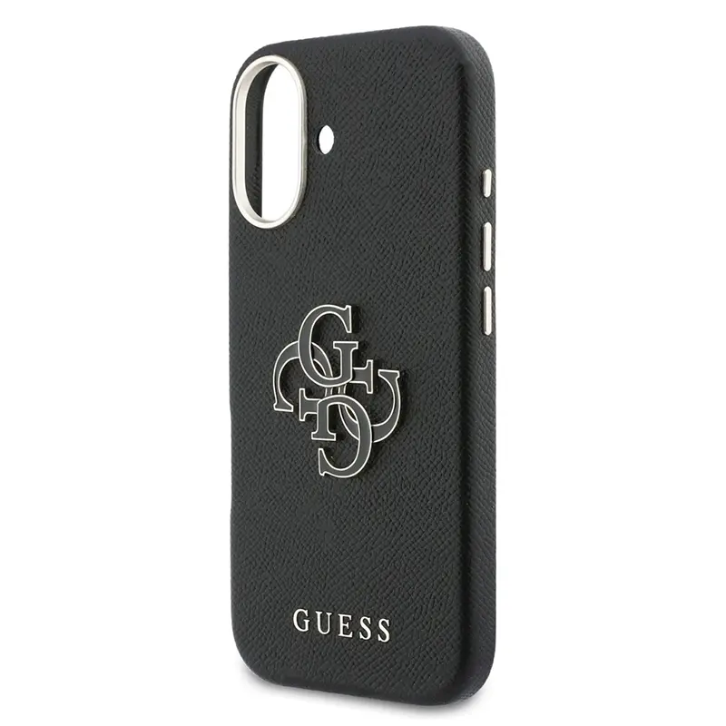 Coque GUESS FW avec Logo 4G en Résine pour iPhone 17