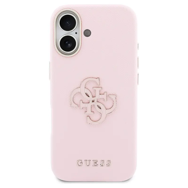 Coque GUESS FW avec Logo 4G en Résine pour iPhone 17