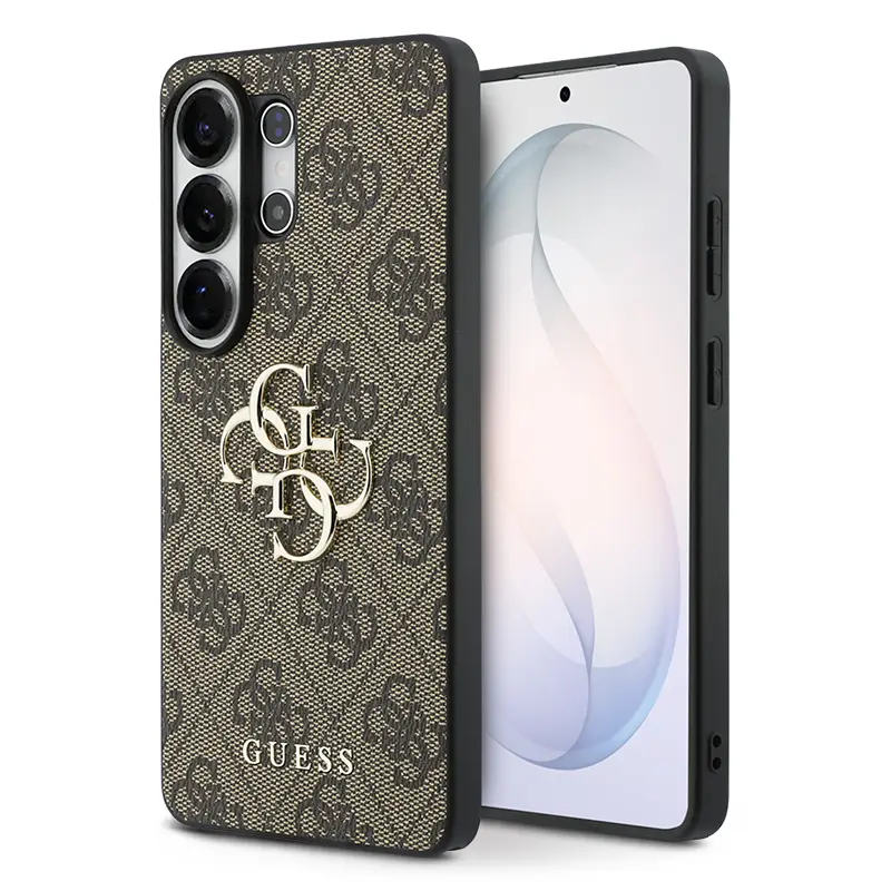 Coque GUESS Monogramme & Logo 4G pour Galaxy S26 Ultra - Coloris Marron