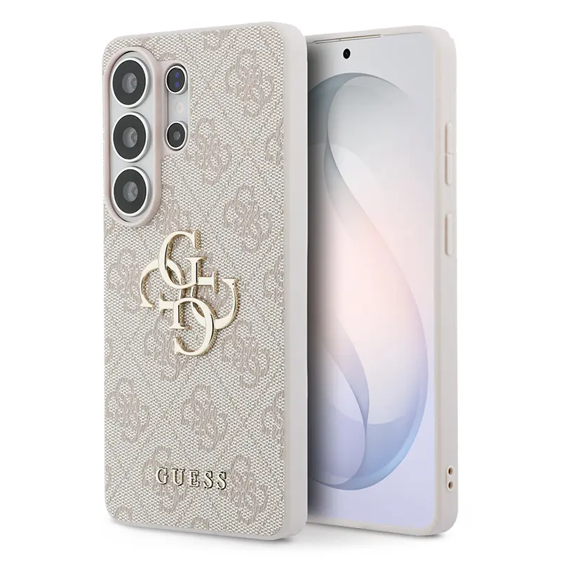 Coque GUESS Monogramme & Logo 4G pour Galaxy S26 Ultra - Coloris Rose