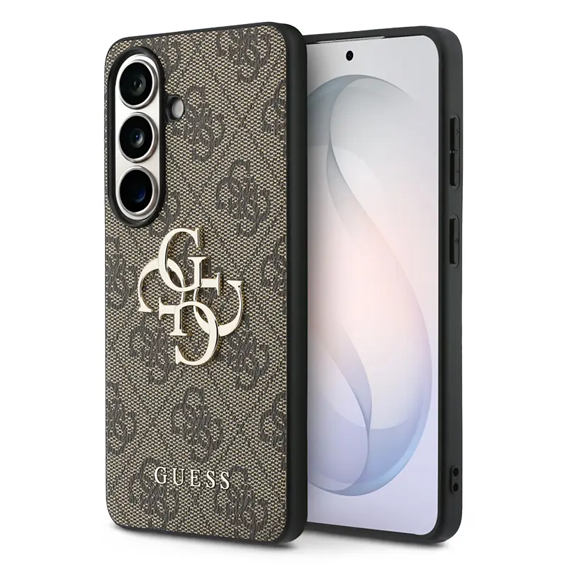 Coque GUESS Monogramme & Logo 4G pour Galaxy S26 - Coloris Marron