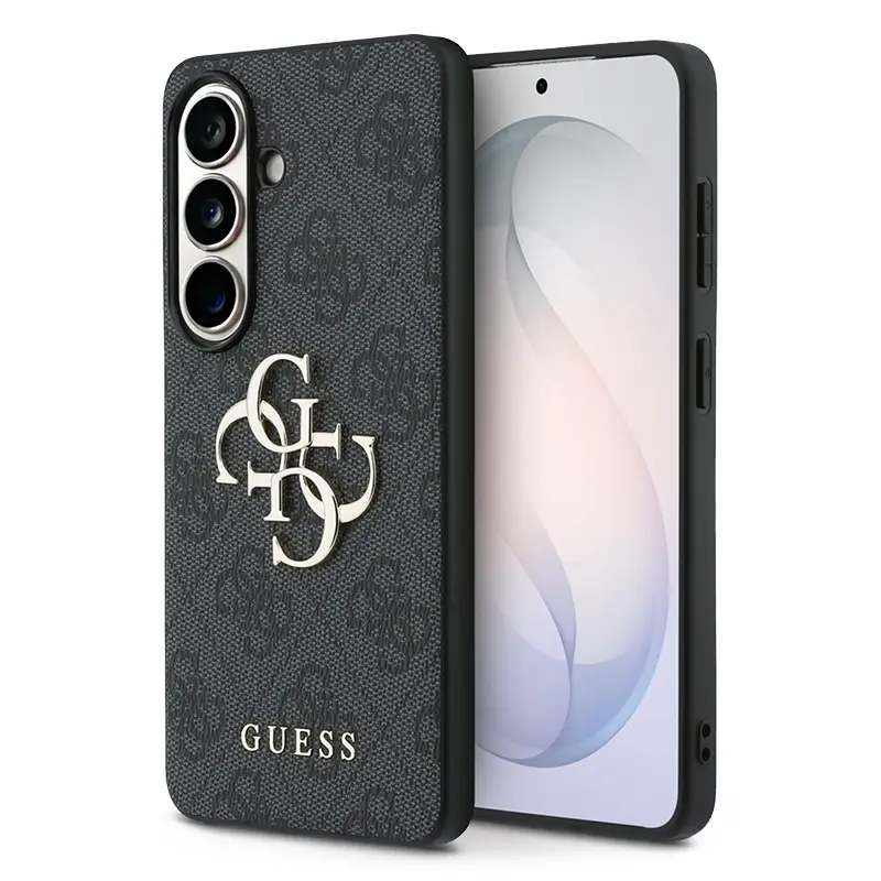Coque GUESS Monogramme & Logo 4G pour Galaxy S26 - Coloris Noir