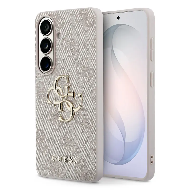 Coque GUESS Monogramme & Logo 4G pour Galaxy S26 - Coloris Rose