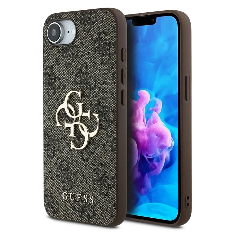Coque GUESS avec Monogramme & Logo 4G pour iPhone 16e