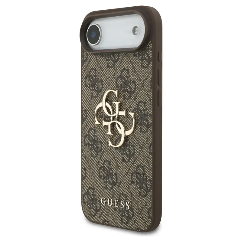 Coque GUESS Monogramme & Logo 4G pour iPhone Air - Modèle Marron