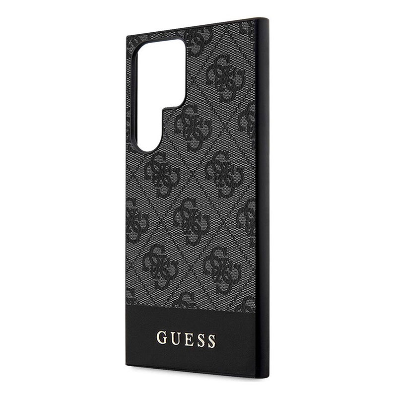Coque GUESS Monogramme 4G & Stripes Série pour Galaxy S24 Ultra