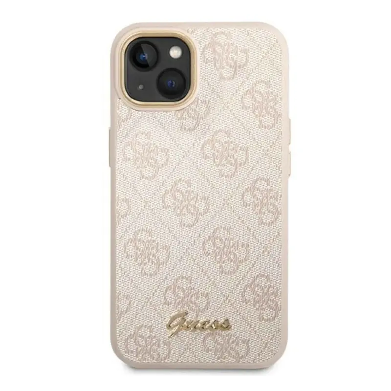 Coque GUESS avec Monogramme 4G & Logo Vintage Doré pour iPhone 14 Plus