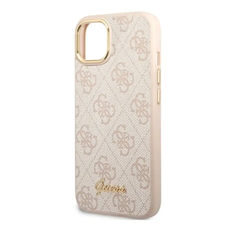 Coque GUESS avec Monogramme 4G & Logo Vintage Doré pour iPhone 14 Plus
