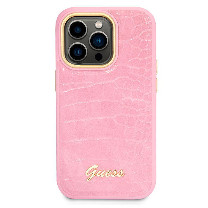 Coque GUESS Collection Croco pour iPhone 14 Pro