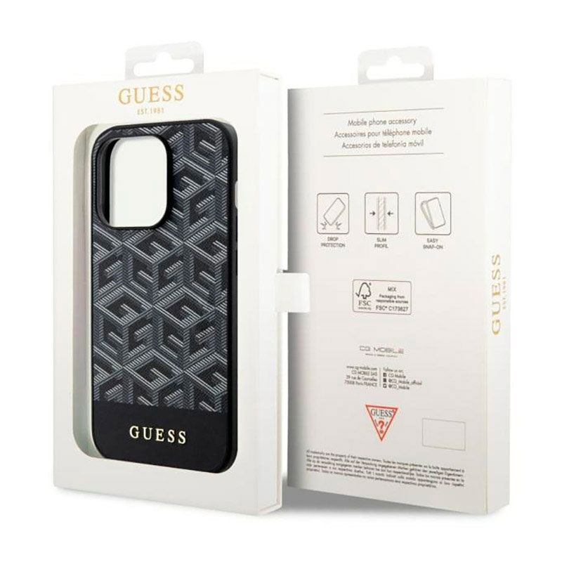 Coque MagSafe GUESS G Cube Série pour iPhone 14 Pro Max