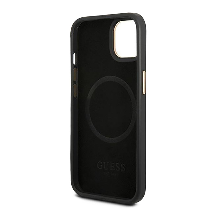 Coque MagSafe GUESS Monogramme 4G pour iPhone 14