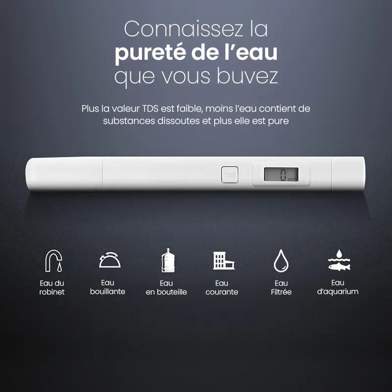 Testeur TDS de Pureté de l'Eau XIAOMI