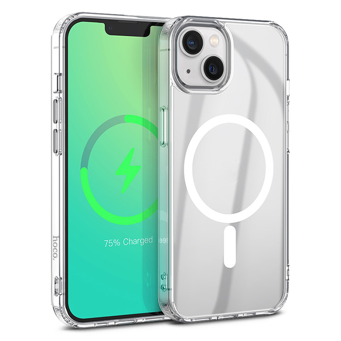 Coque Transparente HOCO Magnetic Série Compatible MagSafe pour iPhone 14