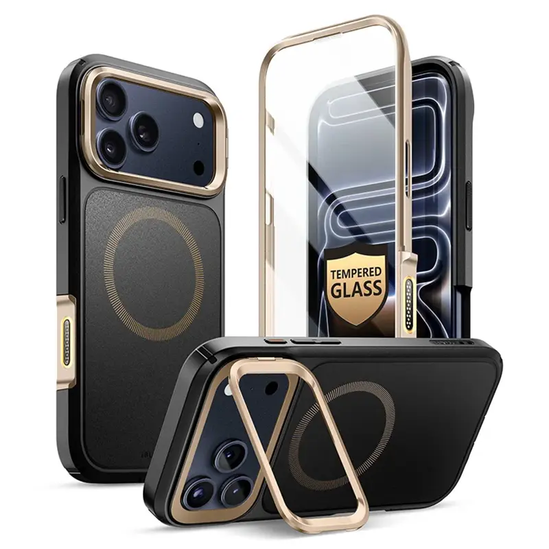 Coque Intégrale MagSafe I-BLASON Ares Flip pour iPhone 17 Pro - Modèle Désert