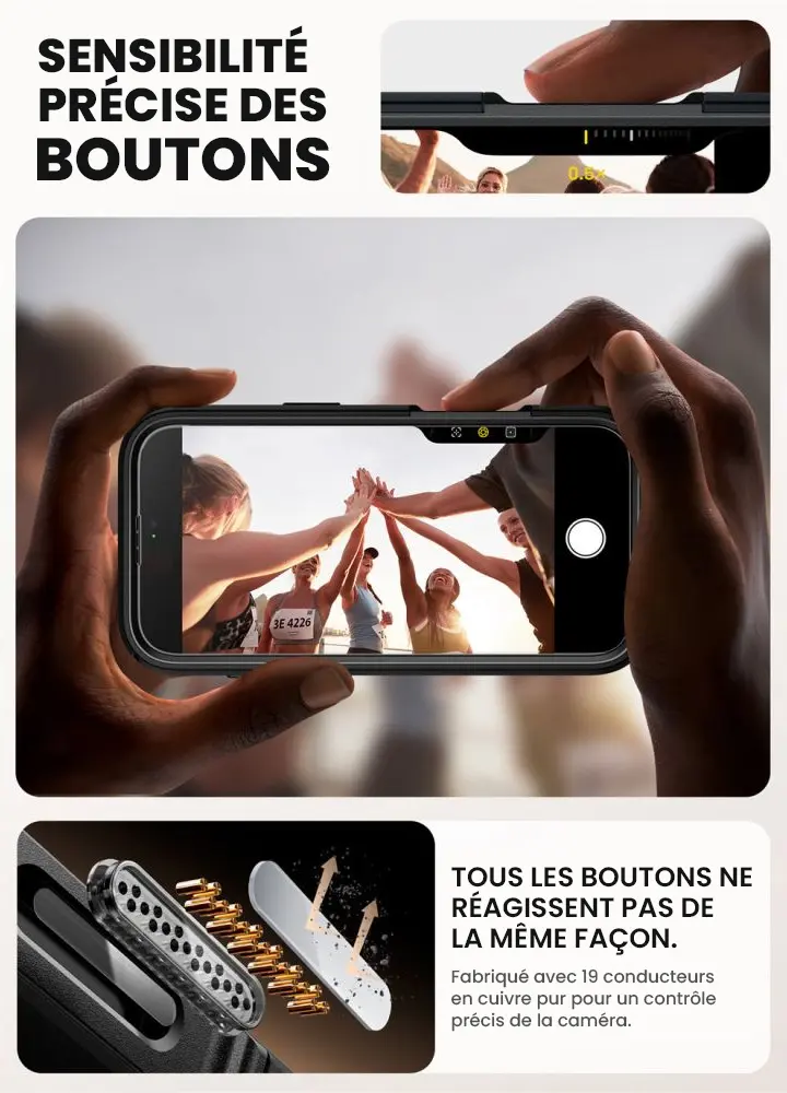 Coque Intégrale MagSafe I-BLASON Ares Flip pour iPhone Air - Bouton Camera Control