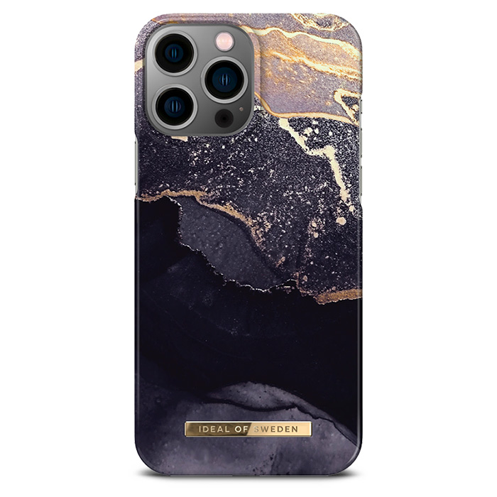 Coque IDEAL OF SWEDEN Golden Twilight Marble pour iPhone 14 Pro Max