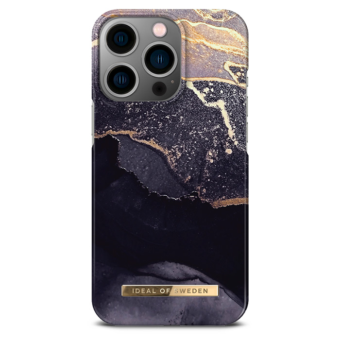 Coque IDEAL OF SWEDEN Golden Twilight Marble pour iPhone 14 Pro