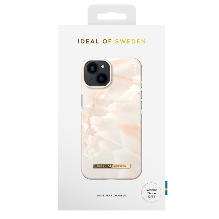 Coque IDEAL OF SWEDEN Rose Pearl Marble pour iPhone 14