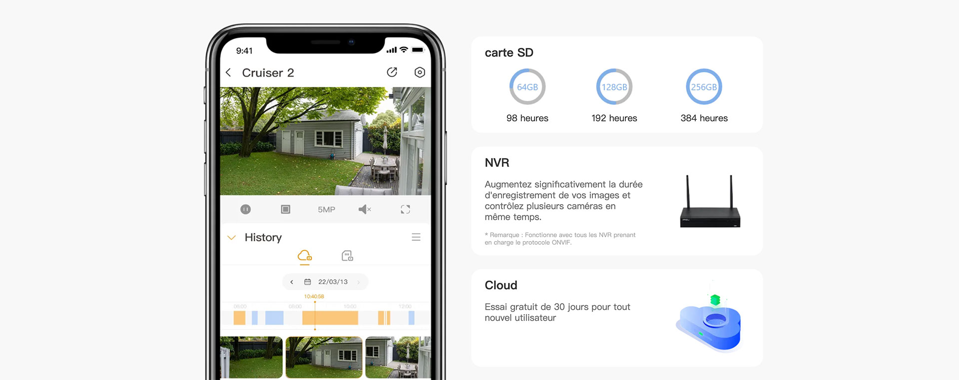 Caméra WiFi Extérieure IMOU Cruiser 2