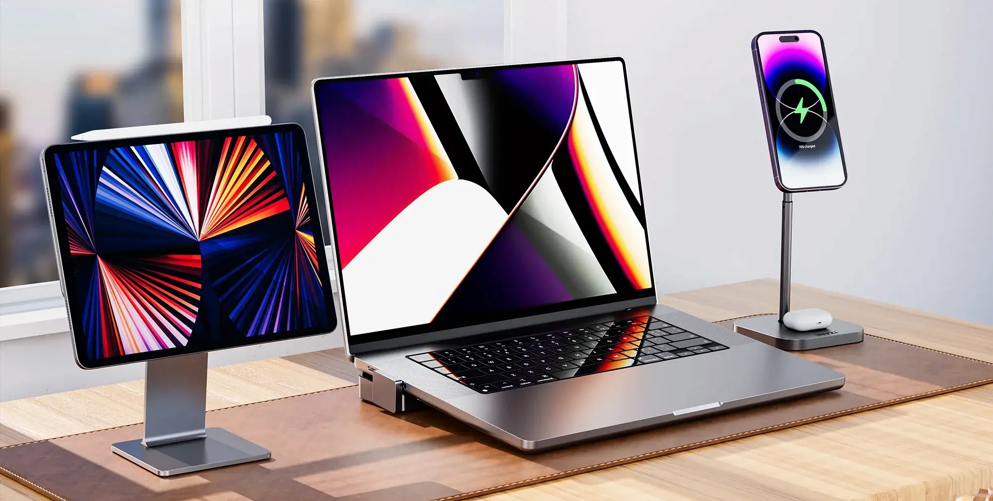 Support de Bureau INVZI MagFree Magnétique pour iPad Pro 11' et iPad Air 10,9' 