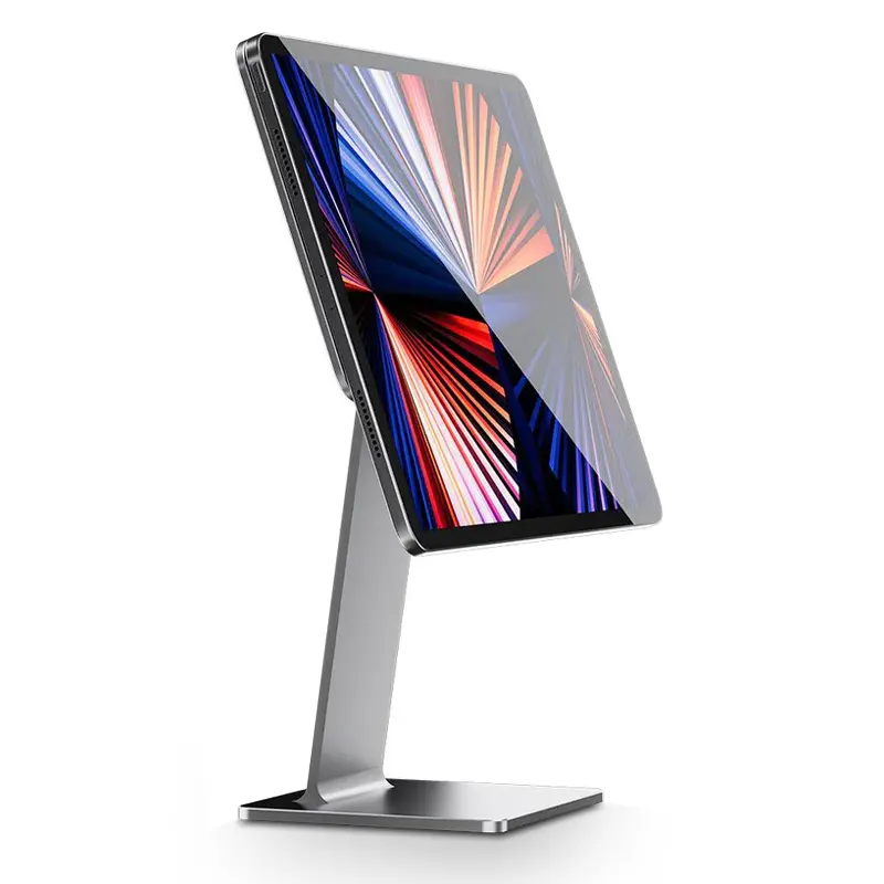 Support de Bureau INVZI MagFree Magnétique pour iPad Pro 11' et iPad Air 10,9' - Vue générale de profil