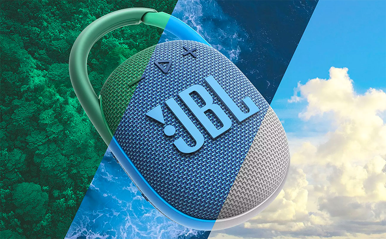 Enceinte Bluetooth Portative JBL Clip 4 Eco avec Mousqueton Intégré | Étanche IP67