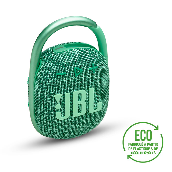 Enceinte Bluetooth Portative JBL Clip 4 Eco avec Mousqueton Intégré | Étanche IP67