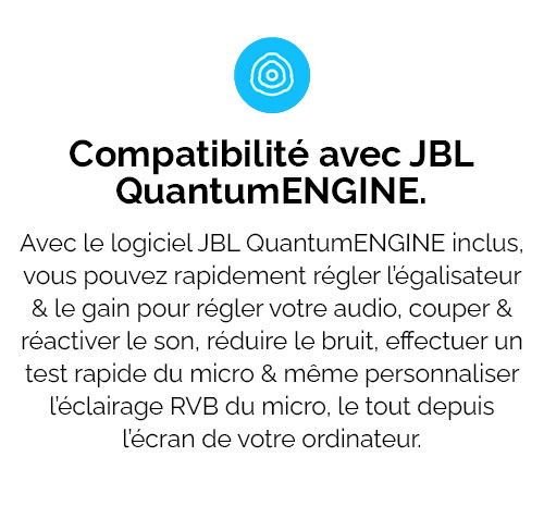 Microphone JBL Quantum Stream Studio Avec Logiciel JBL QuantumENGINE