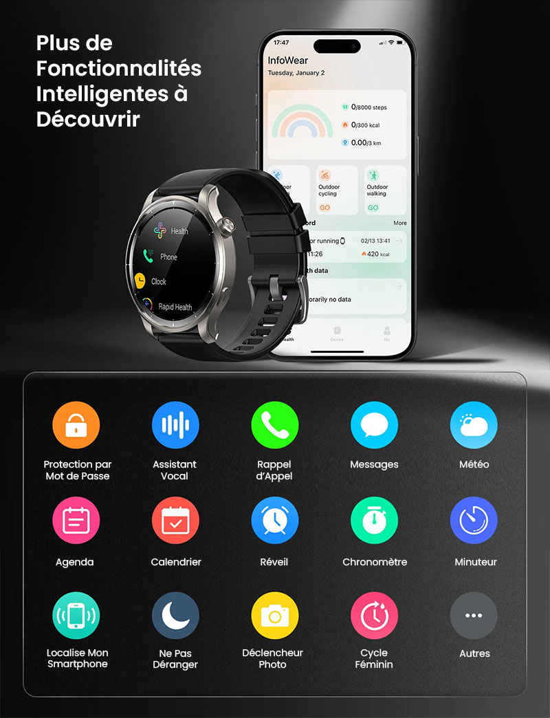 Montre Connectée JOYROOM FV1 Venture Série