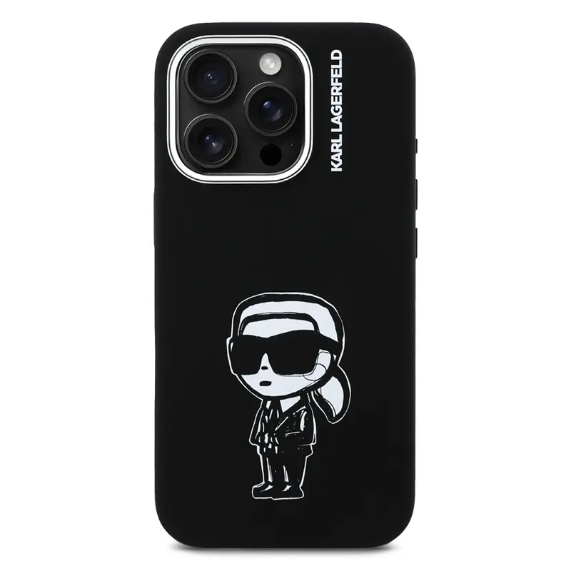 Coque MagSafe KARL LAGERFELD Silicone Karl Sketch pour iPhone 16 Pro Max