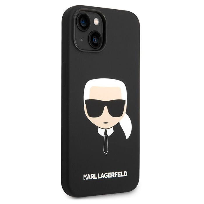 Coque Silicone KARL LAGERFELD Karl Head Logo pour iPhone 14