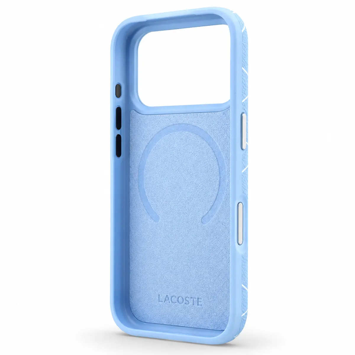 Intérieur MagSafe de la coque Lacoste The Blend bleu ciel pour iPhone 18 Pro / 17 Pro