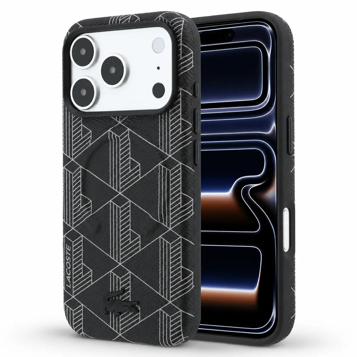 Coque Lacoste The Blend Noire pour iPhone 18 Pro / 17 Pro