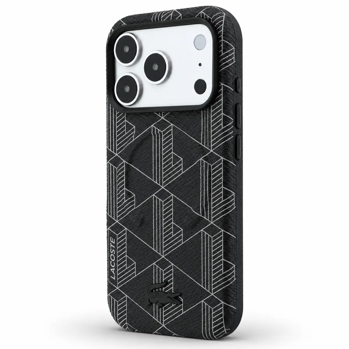 Coque Lacoste The Blend noire pour iPhone 18 Pro / 17 Pro