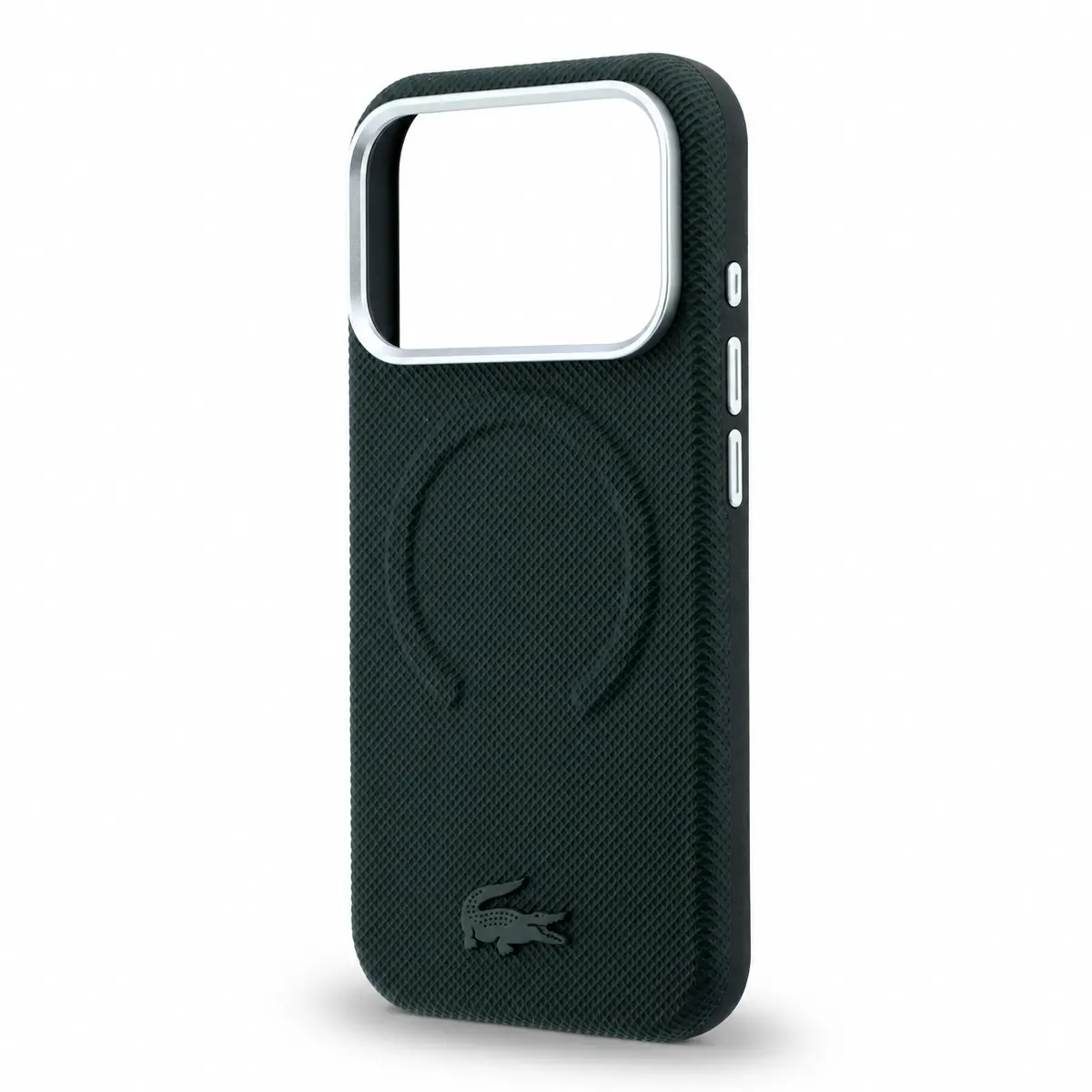 Coque LACOSTE Petit Piqué Relief coloris Pin