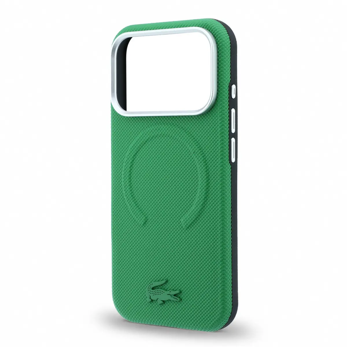 Coque LACOSTE Petit Piqué Relief coloris Vert