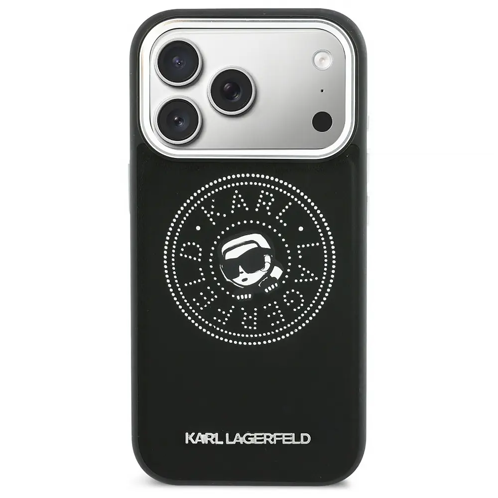 iPhone 17 Pro – Coque MagSafe KARL LAGERFELD Point & Karl Sketch - Vue arrière